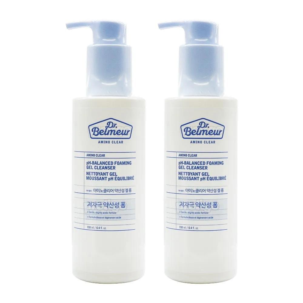 The Face Shop DR.BELMEUR Amino Mildly Acidic Gel Foam 190ml x 2