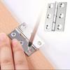10 Штук Нержавеющая Сталь Дверные Петли, Петли для Шкафов, Окон, Деревянных Ящиков, Плоские Петли для Домашней Мебели, Фурнитура