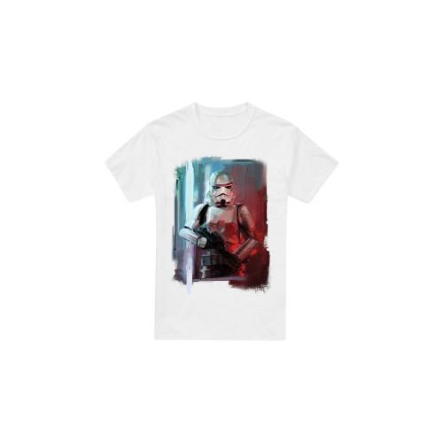 STAR WARS Mens Obi Wan Kenobi Painted T-Shirt
