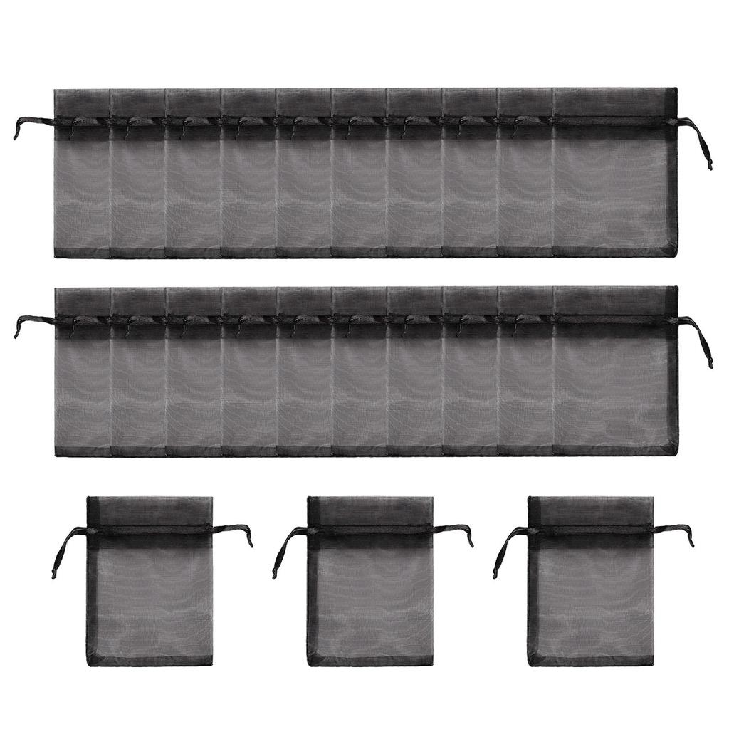 100 Pack Fruit Netting Bags 4x6 inch Fruit Protection Netting Bags Small for Strawberries Berries Mangoes Tomatoes Apples