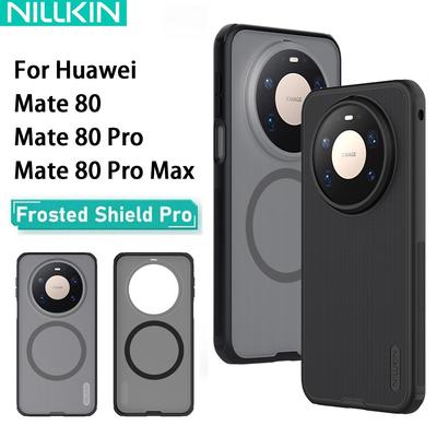 Чехол для телефона Huawei Mate 80 Pro Max Nillkin Super Frosted Shield Pro Магнитный Жесткий PC+TPU Чехол Ударопрочная Задняя крышка