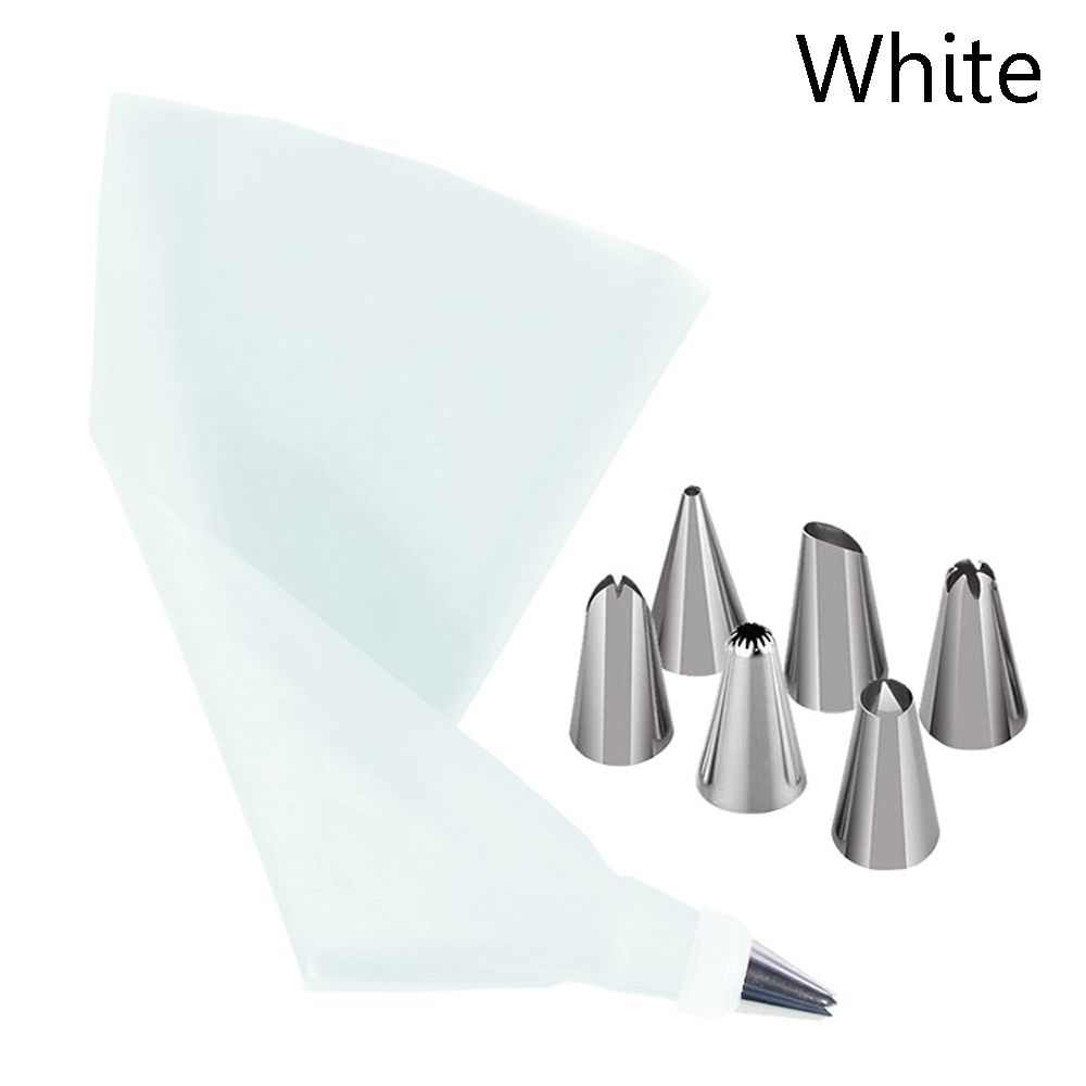 Stainless Steel Cake Decorating Fondant Baking Mold Ice Cream Tool Icing Piping Nozzles Pastry Bag
