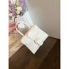 Saddle Bag High-end And Versatile White Bag Fairy Handbag Niche Design Genuine Leather Women's Bag 2025 New Trend