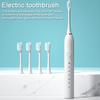 Электрическая зубная щетка с 4 насадками, 6 режимами, умными таймерами, IPX7, водонепроницаемая, перезаряжаемая через USB, 42000 В/мин, набор зубных щеток для взрослых