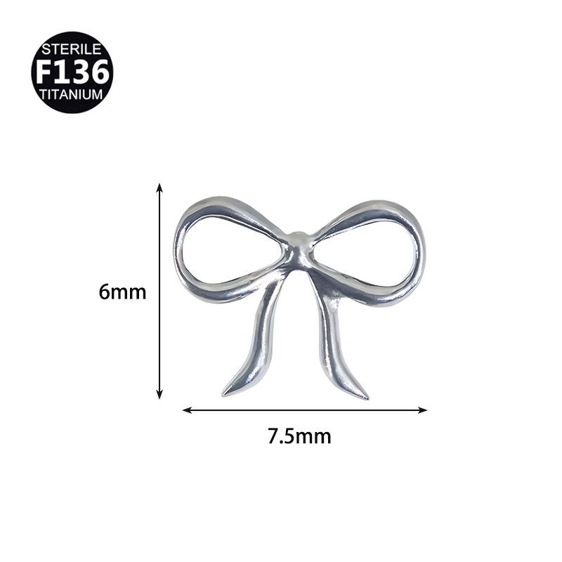 Титановый сплав Сердце и Лис Голубь Хрящ и Трагус Пирсинг Пусеты