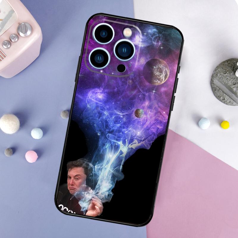 Чехол Elon Musk для iPhone 16 15 11 12 13 14 Pro MAX X XS Max XR Plus 13 Mini