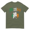 Irish Shamrock Ireland Flag St Patricks Day Vintage Fade Tshirt