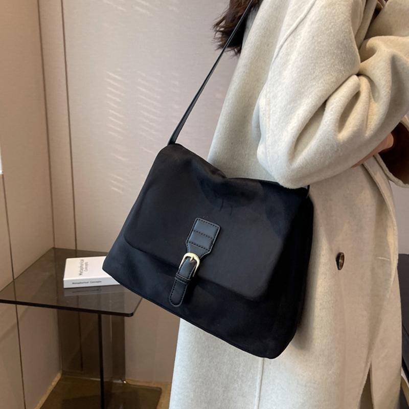 Однотонные замшевые сумки через плечо для женщин, мягкая искусственная кожа, дизайнерская модная сумка-мессенджер, сумка через плечо