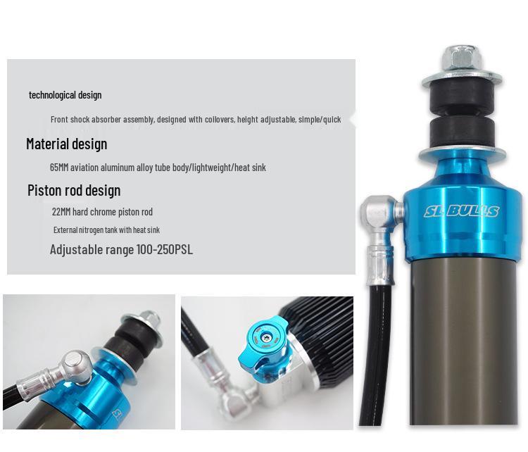 Adjustable Shock Absorber & 2-Inch Lift Kit for RAM1500 Pickup