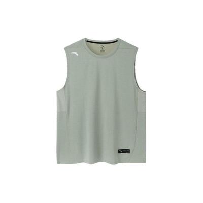 Однотонный жилет без рукавов с круглым вырезом для мужчин, цвет Bean-Gray 952427112-1