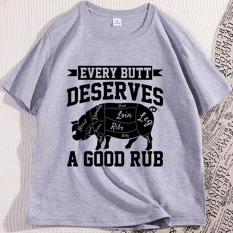 Meat Smoker T Shirt Funny Chef Tshirt for Dad Fathers Day Tee Shirt Causal Cotton Short Sleeve Round Neck Tshirts Streetwear