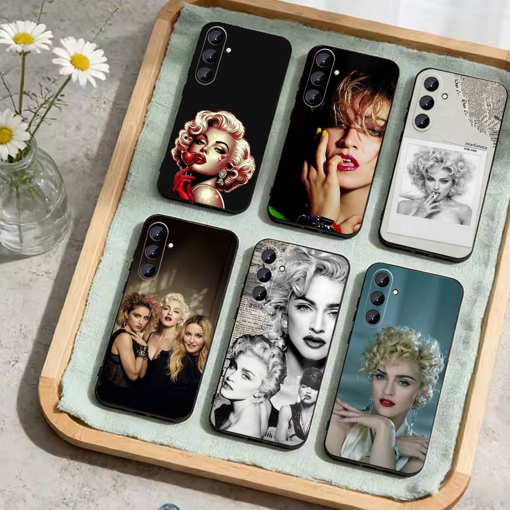 Чехол для телефона Singer T-Madonna для Samsung Galaxy A73, 21, 22, 32, 71, 53, 52, 51, 80, 5G, мягкий черный чехол