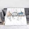 Chiikawa Drawing Blanket Cover Cartoon Cute Fleece Throw Blanket Home Decoration Ultra-Soft Warm Bedspreads Multi-function Quilt