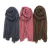 Women Cotton Scarf New Summer Girls Solid Color Sunscreen Thin Scarves Soft Shawl Foulard Viscose Spring Lady Wrap Shawls