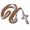 Handmade Round Bead Catholic Rosary Quality Bead Necklace Religious Pendants