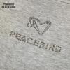 Женская футболка PEACEBIRD с длинным рукавом, имитация двойки