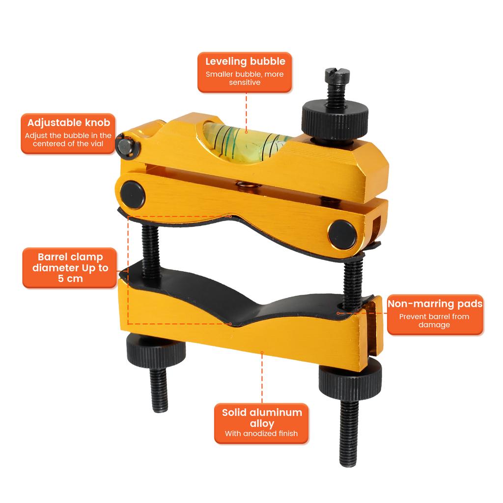 Комплект для выравнивания прицела, алюминиевый сплав, высокоточный пузырьковый нивелир, перекрестный нивелир, уровень для оптического оборудования