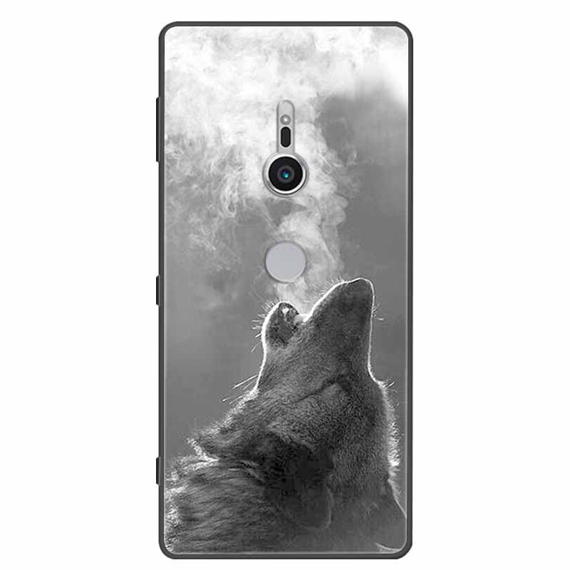 Чехол для Sony Xperia XZ1 XZ2 XZ3 Чехол Силиконовый Расписной Мягкий Задние Крышки Телефона для Sony XZ2 Compact Премиум Защитный Funda Capa