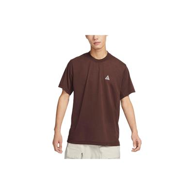 Футболка Acg Logo Crew Neck Regular Fit с коротким рукавом для мужчин, коричневый цвет DX7883-227