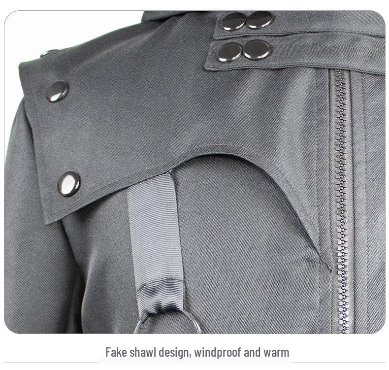 Готический Осенне-Зимний Мужской Костюмный Пальто на Хэллоуин