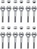 12-Pack Shear Bolt & Nut Replacement Kit (580790401 & 588077502) for Husqvarna Craftsman Poulan Pro & AYP 2-Stage Snow Blowers 575XP 570XP 576XP 1920