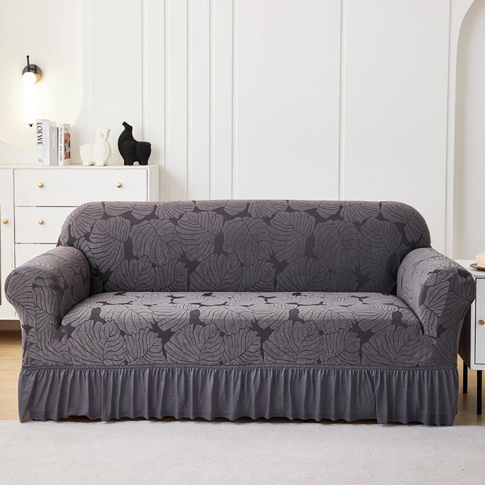 Elastic Sofa Seat Cushion Cover All-inclusive Furniture Protector for L Shaped Sofa