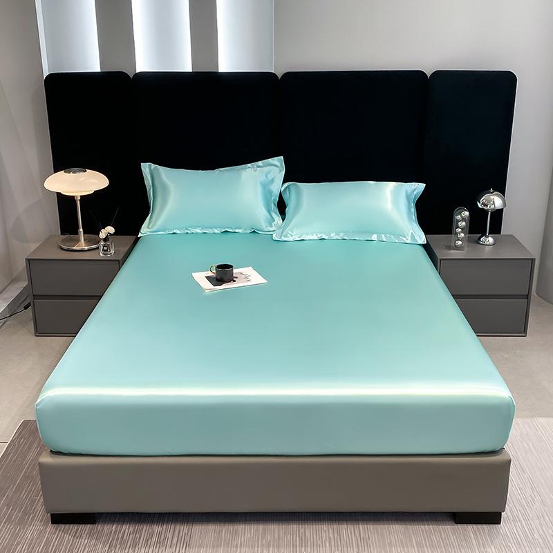 Трансграничный матрас из стираного шелка, матрас из бамбукового волокна, водонепроницаемый матрас, барьер от мочи, нескользящий фиксированный полностью закрытый защитный чехол для матраса