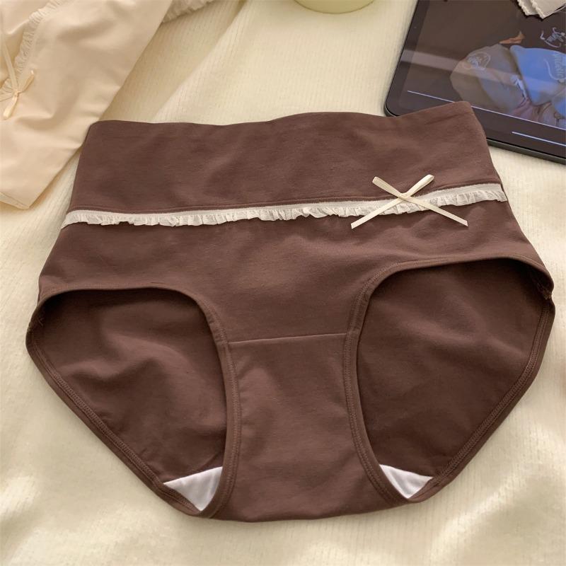 Women's Fashion New Antibacterial Pure Cotton Extended Crotch Underwear