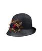 Kaliseumontapone Basil Iii Retro Raffia Flower Cloche Hat