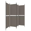 4 Piece Room Divider in Anthracite 200 x 200 cm Fabric