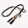 Handwoven Waist Rope Hanfu Horse Dress Accessories Fringed Belt Pendant Thin Waist Chain Belt