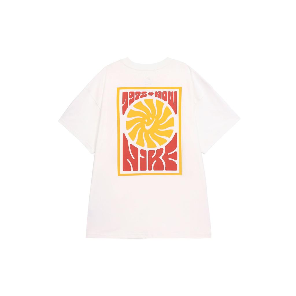 Nike Пуловер с узором Max90, футболка с круглым вырезом и короткими рукавами, мужская, белая FV3721100