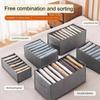 Pants Clothes Storage Non-Woven Fabric Box Jeans Leggings Compartmental Finishing Bag Clothing Divider Basket Home Wardrobe Divider Bag Storage Bag