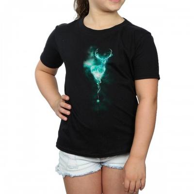 Хлопковая футболка для девочек Patronus Stag