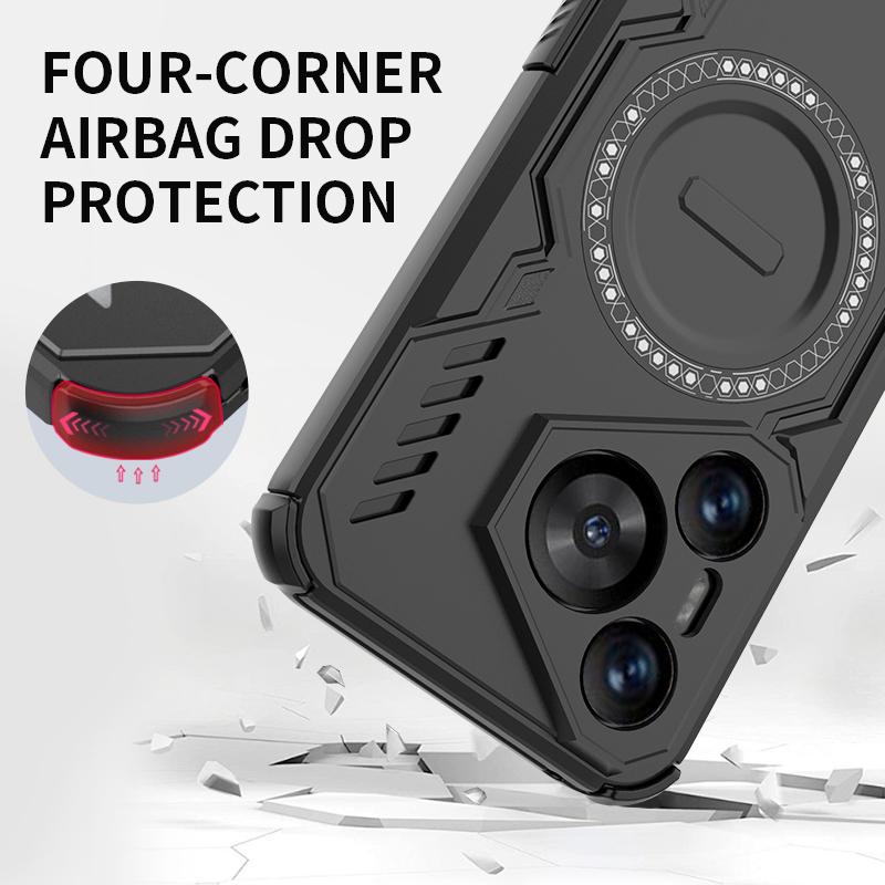 KEYSION Чехол с полым рассеивателем тепла для Huawei Pura 70 Pro+ Магнитное охлаждение Ударопрочный чехол для телефона Huawei Pura 70 Ultra