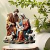 Virgin Mary and Jesus Statue Holy Family Statues Desktop Decor Christmas Scene Acrylic
