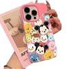 Mickey Minnie cartoon avatar Apple 16 mobile phone case iPhone17promax skin feeling 14 matte 13 applicable 15