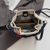 Purse Retro Canvas Bucket Bags Crossbody Bag Drawstring Bucket Bag  Girls
