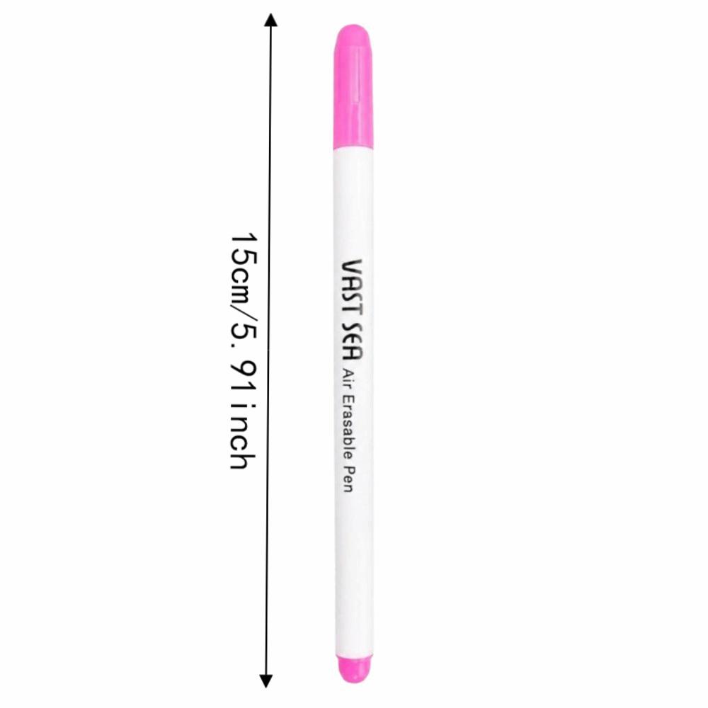 Pink Ink Air Erasable Pens Air Erasable Sewing Marking Pens New Fabric Marking Pens Embroidery