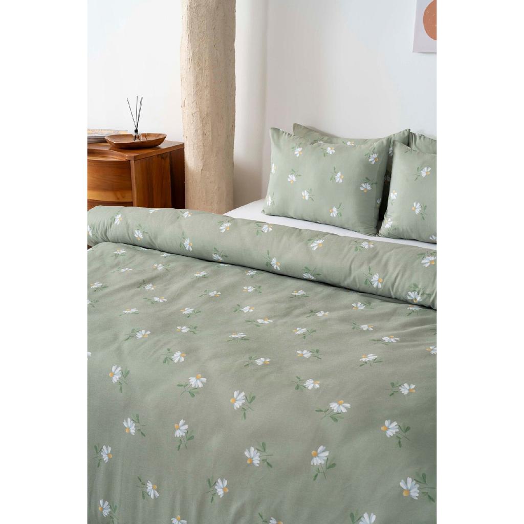 Комплект двойных пододеяльников Green Daisy из хлопка
