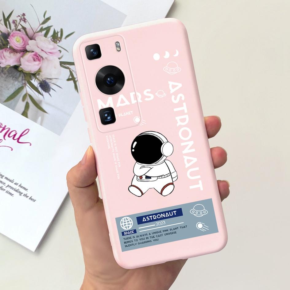 Для Huawei P60 Pro P 60 Чехол Милый Астронавт Мультяшный Тонкий Мягкий Силиконовый Защитный Чехол Для Huawei P60 Art P60Pro MNA-LX9 Чехол