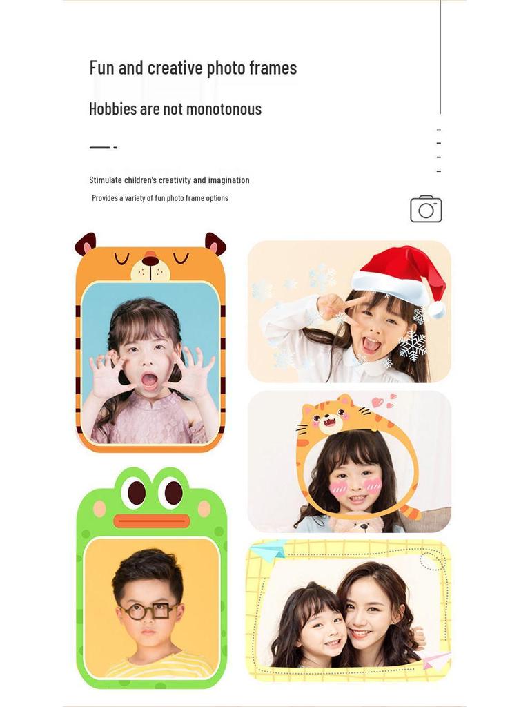 Children's HD Instant Digital Camera for Photos and Videos - Perfect Student Birthday or Festival Gift
