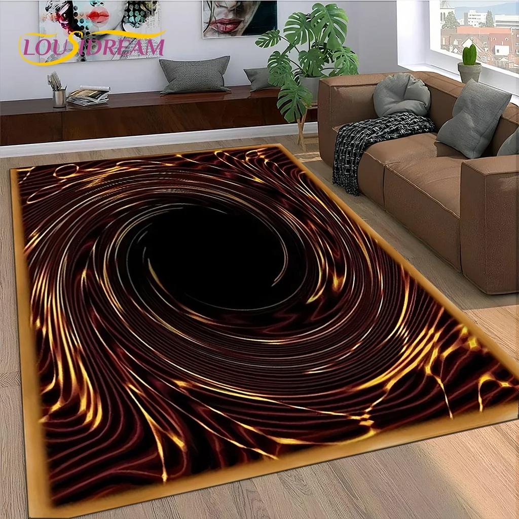 2025 New Yu-Gi-Oh Blue Eyes Dragon Monster Gold Card Cartoon Game Carpet Rug for Bedroom Living Room Home Sofa,Decor Floor Mat