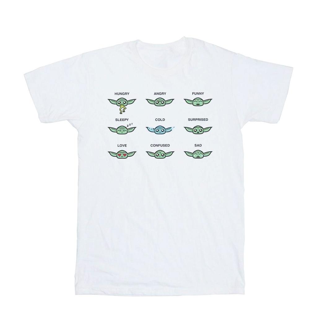 Star Wars Womens/Ladies Mandalorian Grogu Mood Cotton T-Shirt
