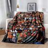3D Vintage Hip Hop Star Portrait Flannel Blanket Ultra Soft Throw Blanket Sofa Bed All Season Bedspread Home Decor Fans Gift