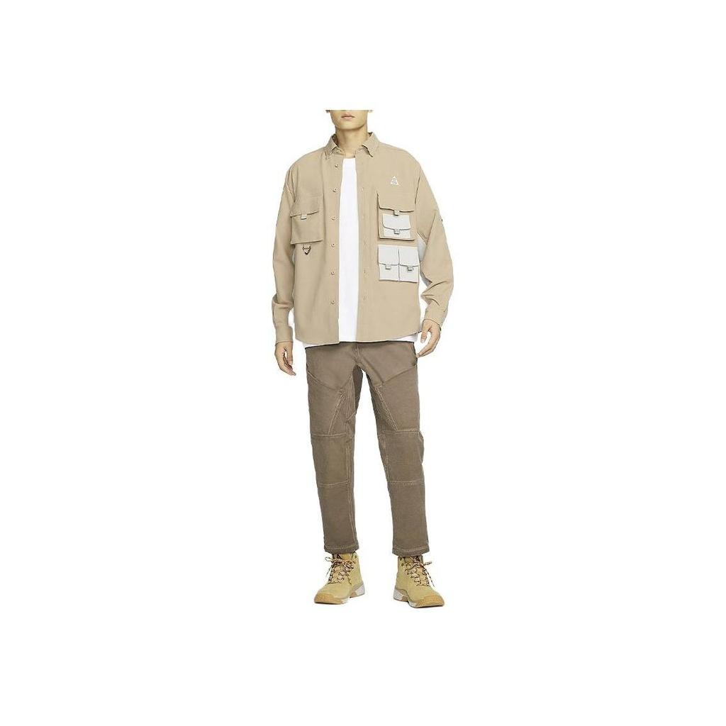 Nike Мужская футболка ACG Dri-FIT UV Devastation Trail Хаки DN3937-248