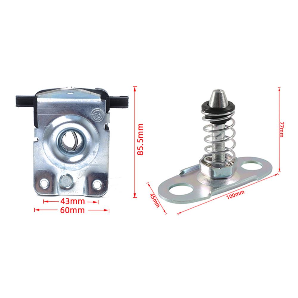 Lower & Upper Catch Latch Hood Lock Kit for BMW E39 E46 E53 51238229807 51238203