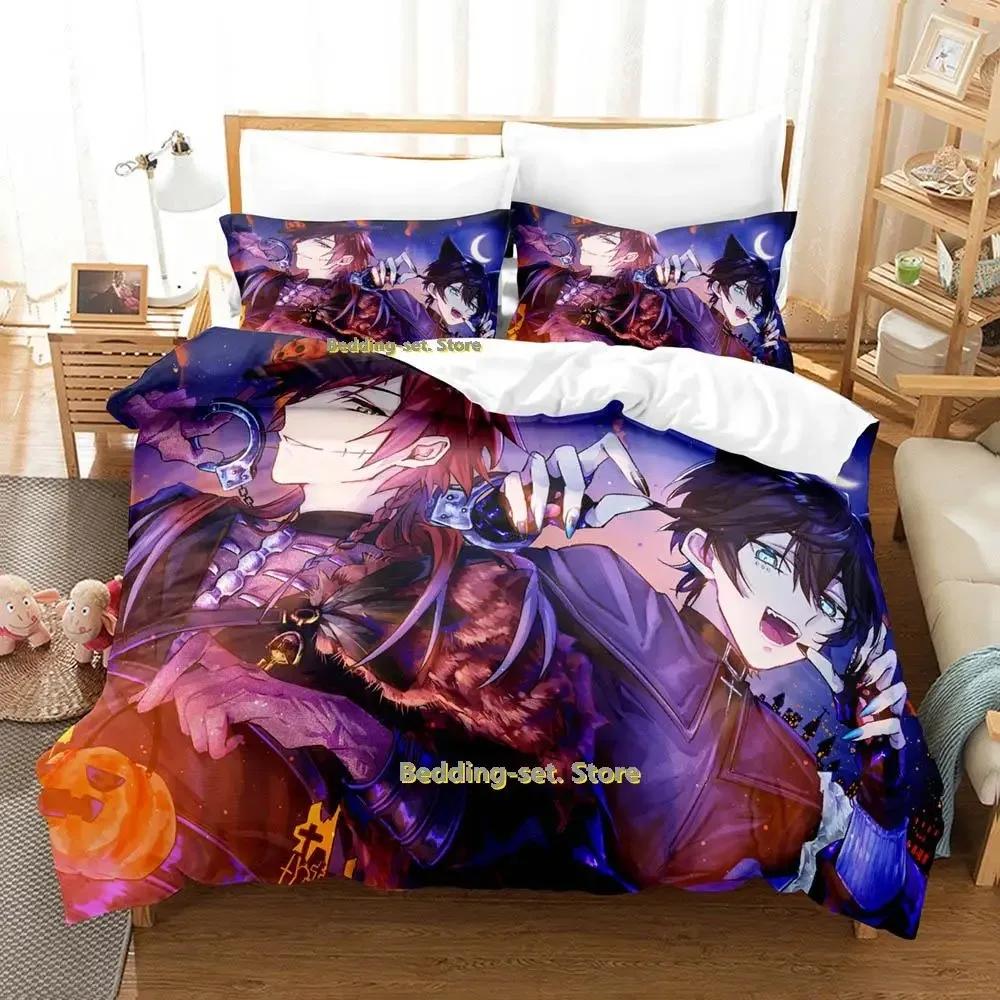 New Vtuber Axia Krone Bedding Set Single Twin Full Queen King Size Bed Set Adult Kid Bedroom Duvetcover Sets Anime Bed