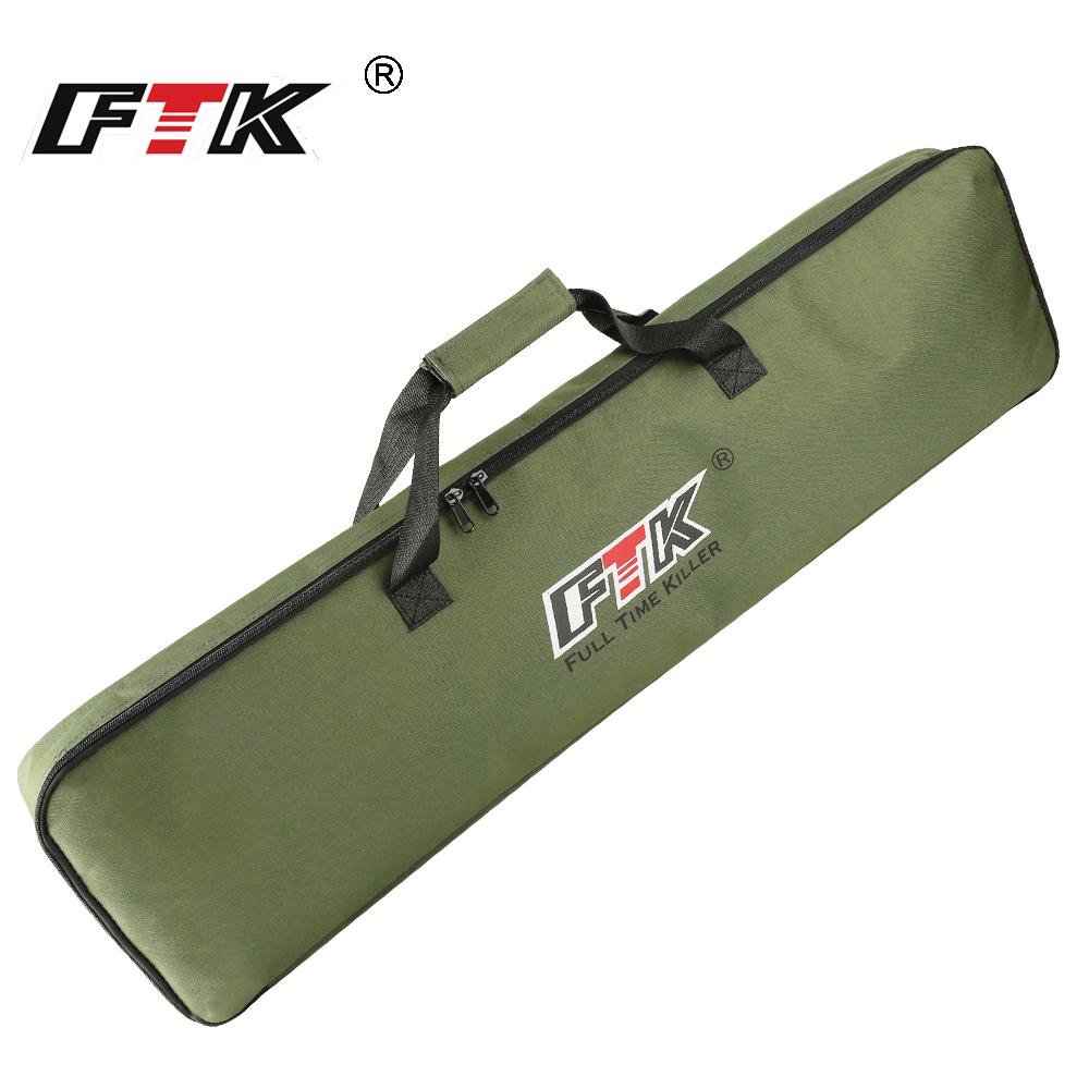 FTK Fishing Adventure Fishing Rod Bag Large Capacity Bag Large Capacity Fishing Bag Canvas Bag Elastic Closure Design