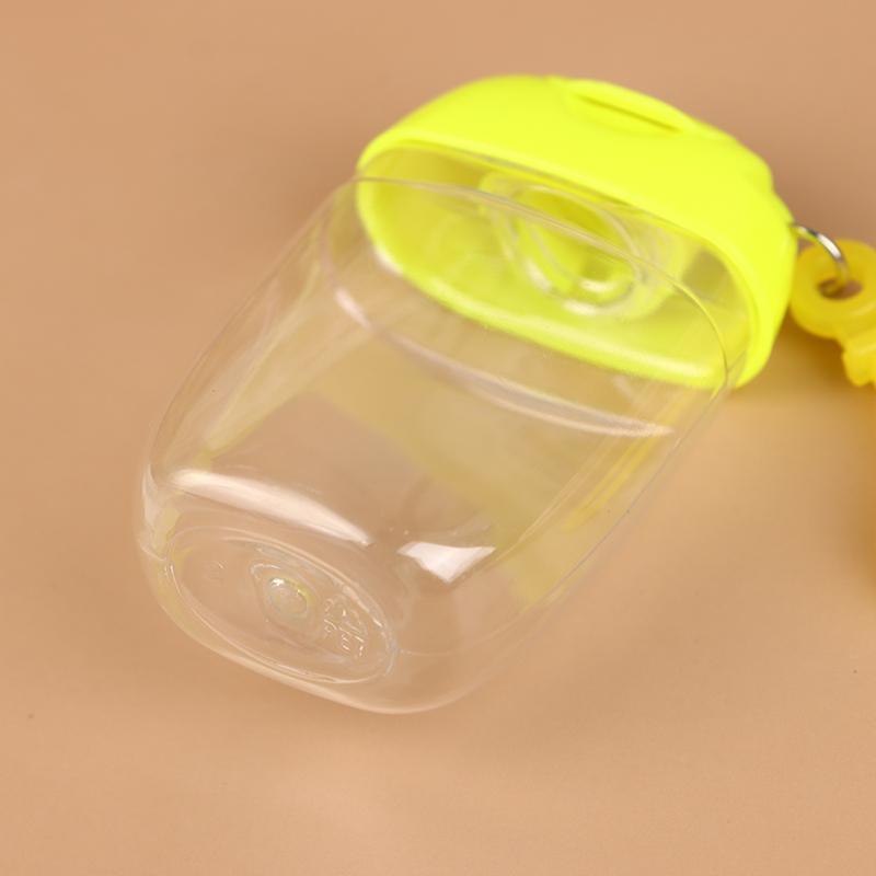 30 мл Портативные многоразовые флаконы с крючком, контейнер для дезинфицирующего средства для рук, спирта, косметики, уличный мини-контейнер-дозатор для мыла